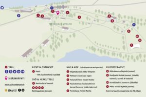 infokartta pihapiiri tieto laukon kartano puisto näyttelyt 2026